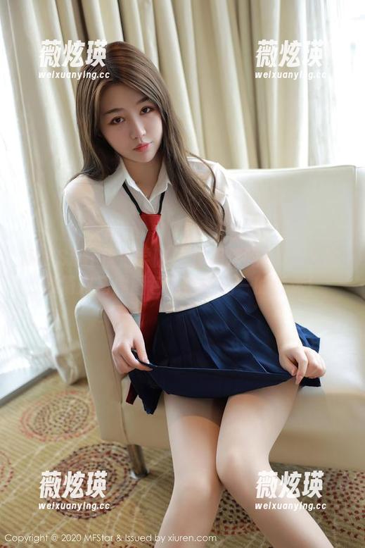 MFStar模范学院 - 你相信吗？婠婠么的高清双马尾图包能治愈周一的低迷！
