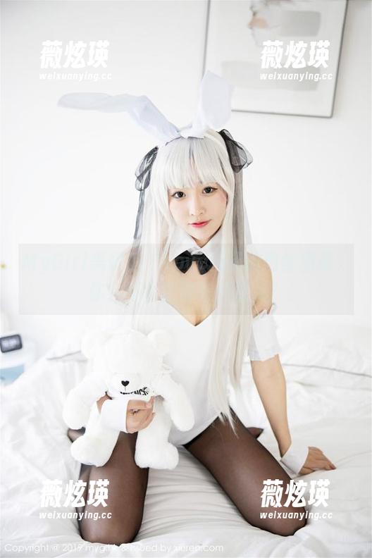 MyGirl美媛馆 - Love陆瓷的肉丝图册，你会不会觉得有点过火？