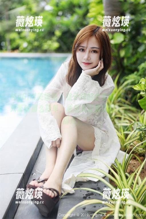MyGirl美媛馆 - 徐子琦的全套图集，不只蕾丝那么简单，居然又让我想到了某种甜点。