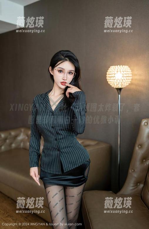 XINGYAN星颜社 - 这原图太炸裂了，套图里却藏着白一晗的优雅小调