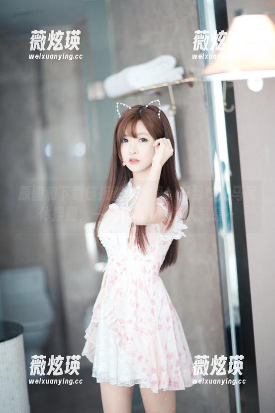 原图和下载链接都在这里！王羽杉双马尾体操服，一种说不出的迷人气息～